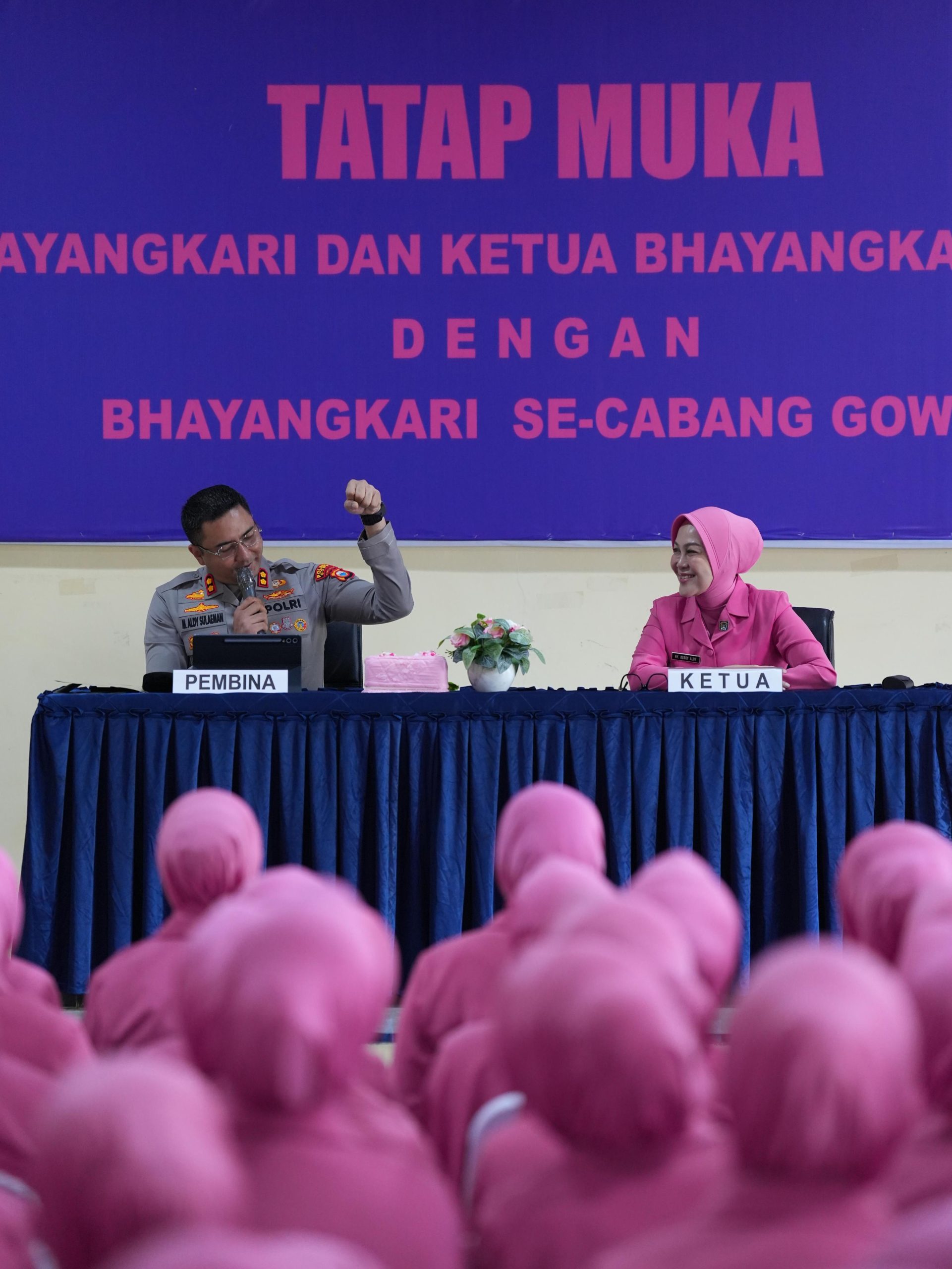 Polres Gowa Gelar Tatap Muka Pembina dan Ketua Bhayangkari Cabang Gowa Bersama Bhayangkari Se-Cabang Gowa