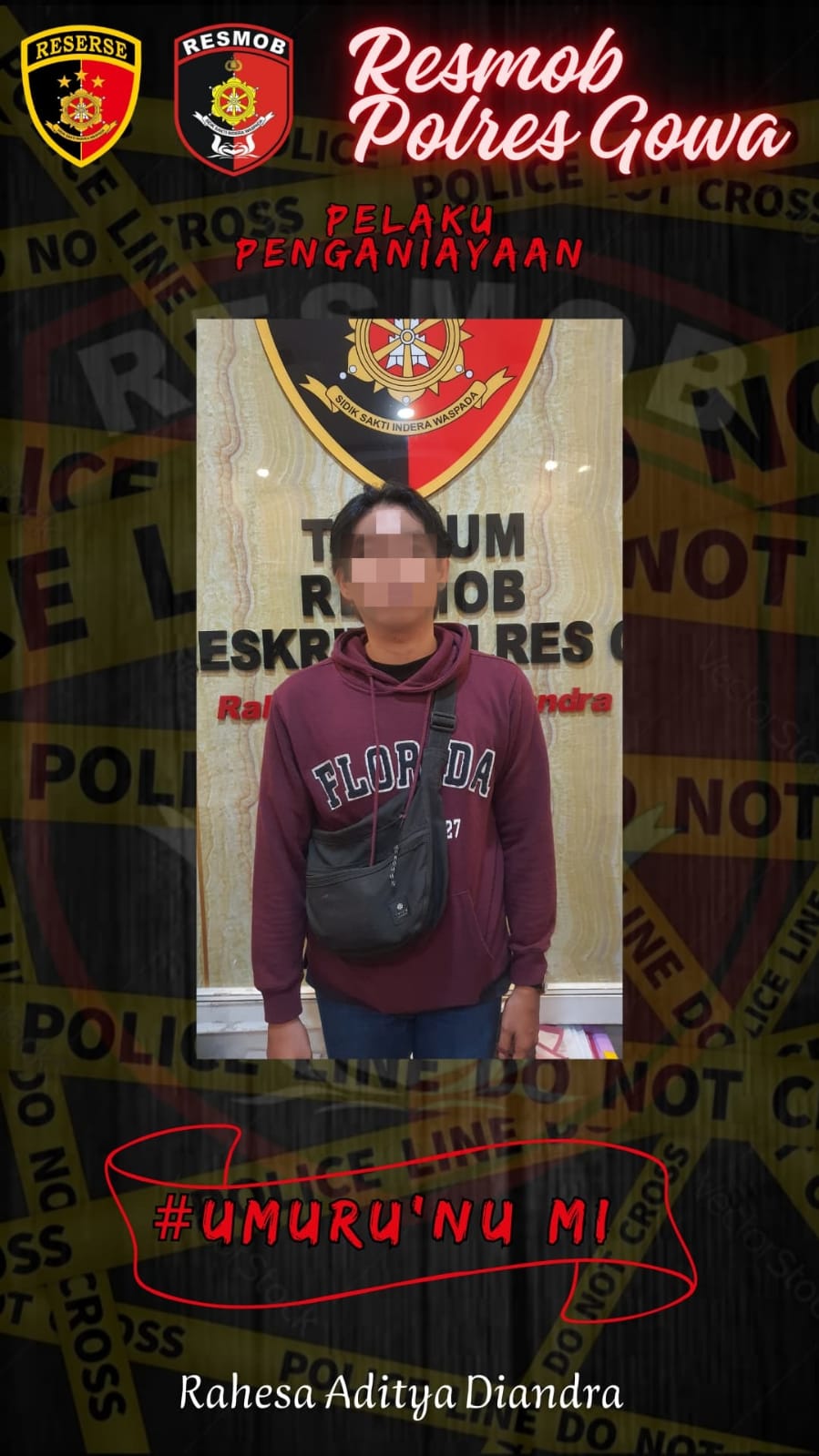 Tangkap Pelaku Penganiyaan di Pallatikang ‚Unit Resmob Dapat Pujian Dari Masyarakat