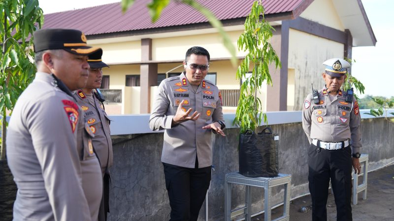 Kapolres Gowa Resmikan Taman P2L Satbinmas di Lantai 3 Gedung Pelayanan Terpadu