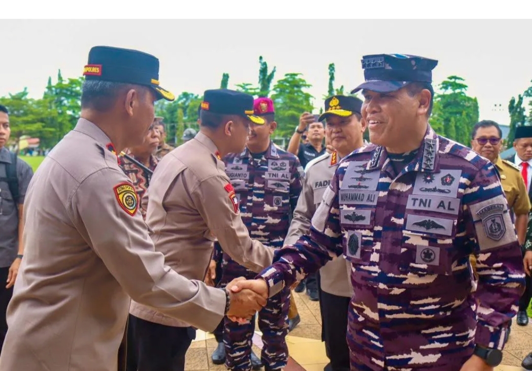 Kapolres Takalar Hadiri Kunjungan Kerja Kabaharkam Polri dan Kasal dalam Agenda Ketahanan Pangan
