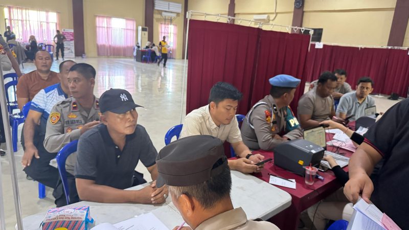 Polres Gowa Gelar Pemeriksaan Kesehatan Berkala bagi Personel Polri dan PNS Polri