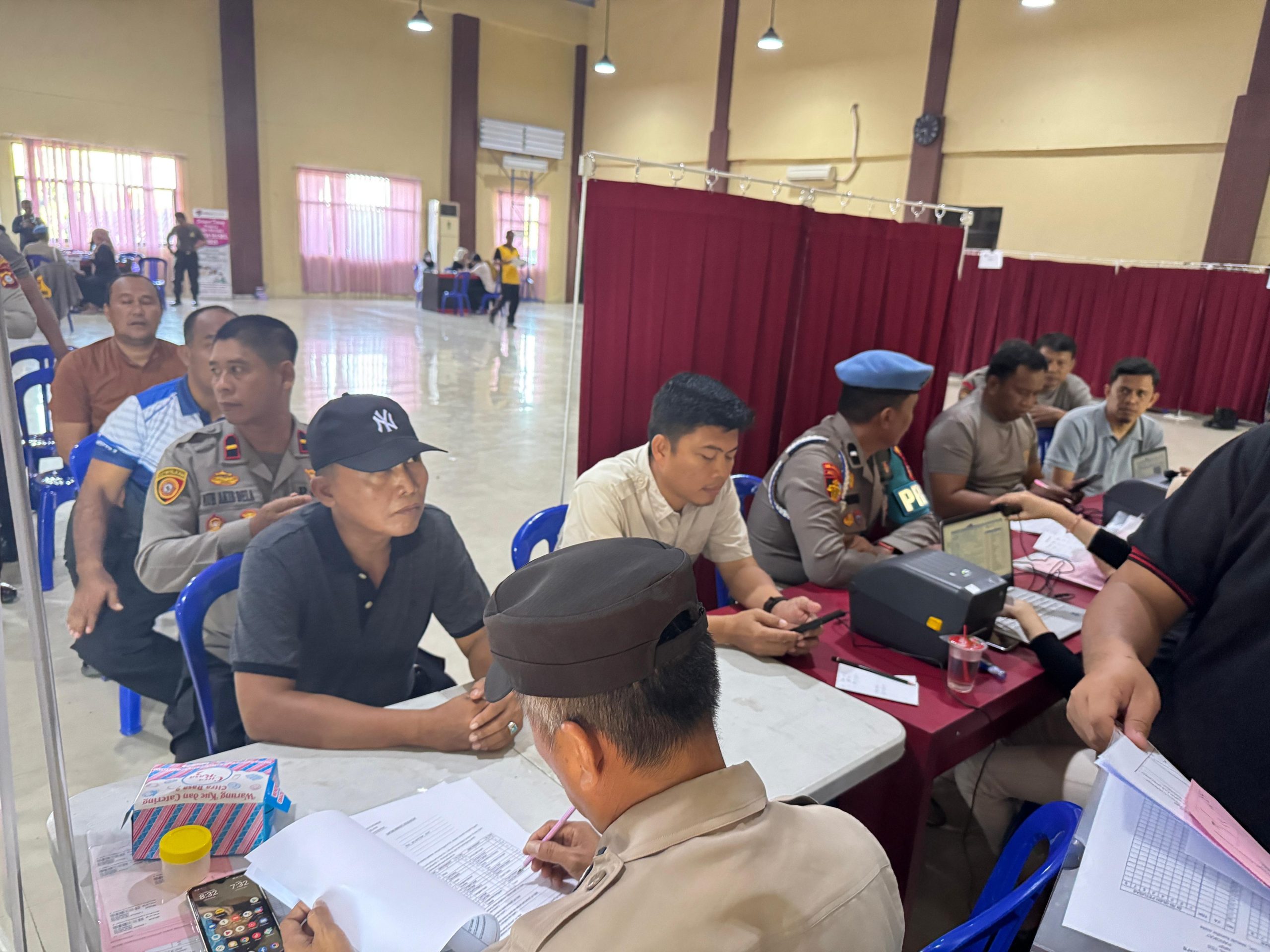Polres Gowa Gelar Pemeriksaan Kesehatan Berkala bagi Personel Polri dan PNS Polri