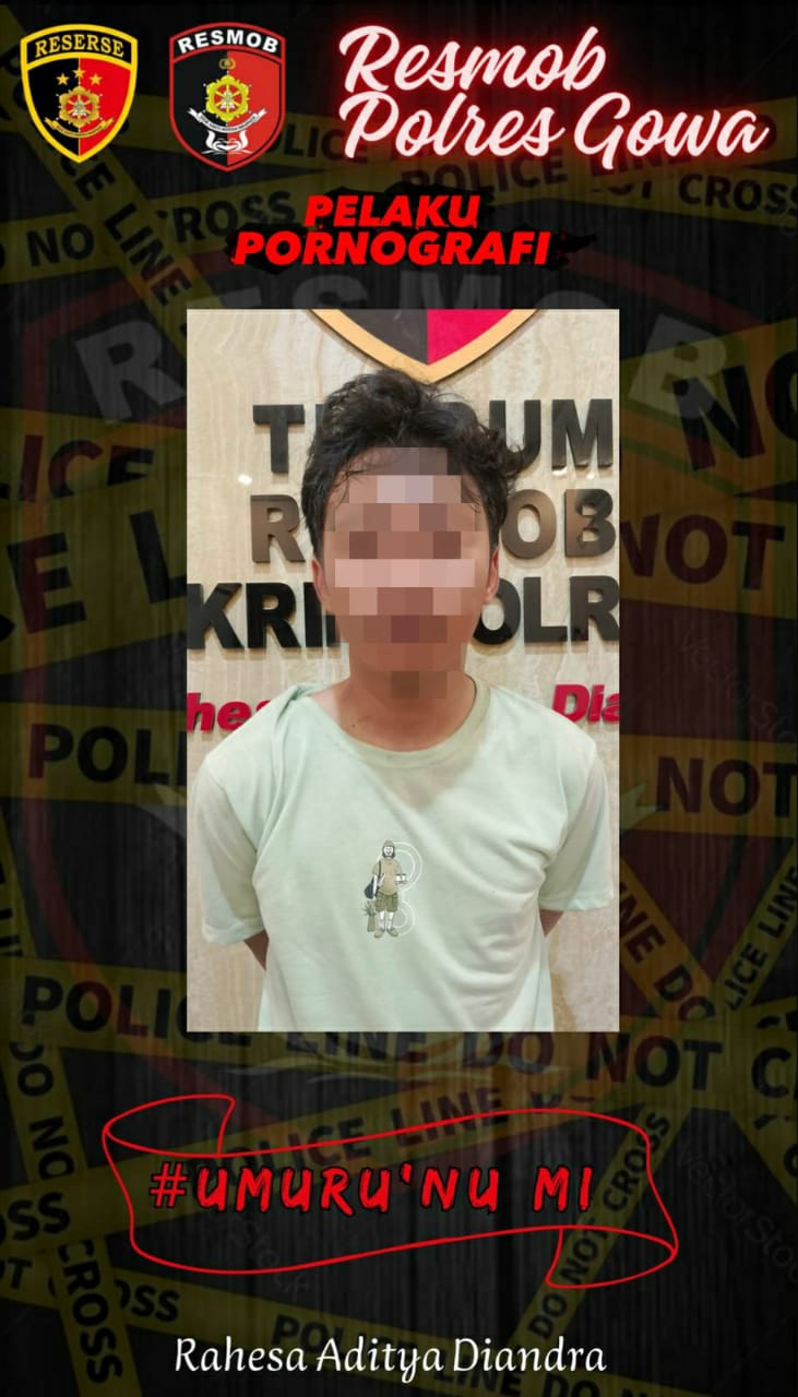 Pelaku Pengintipan dan Merekam Mahasiswa Akhirnya Terciduk Oleh Resmob Polres Gowa