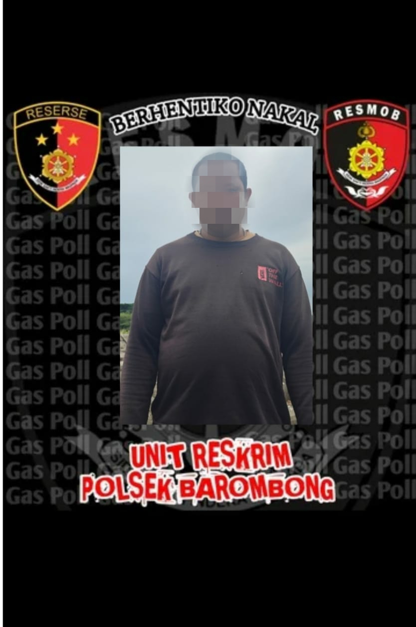 Dukung Operasi Pekat Lipu 2025, Unit Reskrim Polsek Barombong Amankan 75 Liter Miras Jenis Ballo