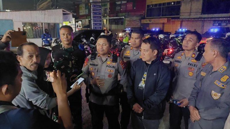 Polres Gowa Gelar Patroli Oleh Bebarapa Instansi Terkait Untuk Gowa Menuju Aman (Masannang)