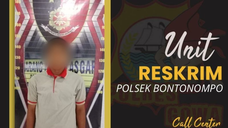 Bawa Sajam Tanpa Izin, Remaja 15 Tahun di Gowa Ditangkap Polsek Bontonompo