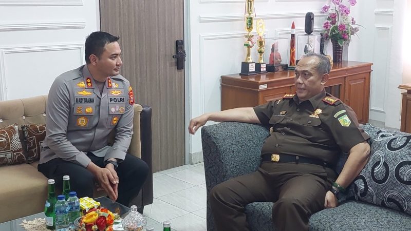 Kapolres Gowa Silaturahmi dengan Kepala Kejaksaan Negeri Gowa