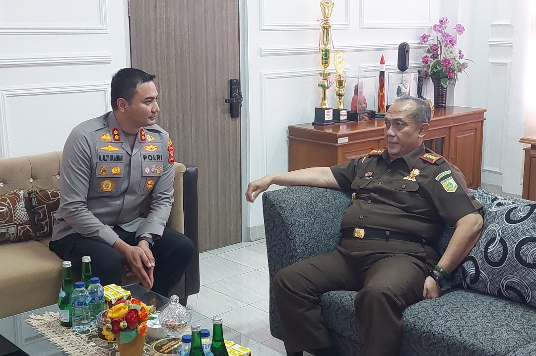 Kapolres Gowa Silaturahmi dengan Kepala Kejaksaan Negeri Gowa
