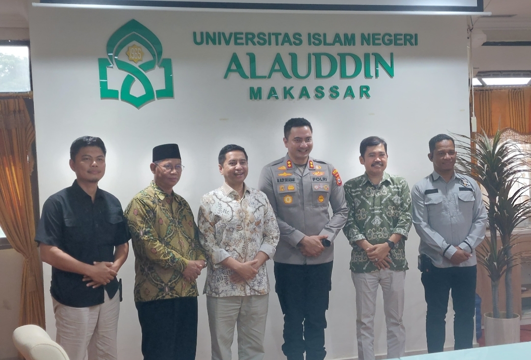 Kapolres Gowa Melaksanakan Kunjungan Silaturahmi dengan Rektor UIN Alauddin Makassar