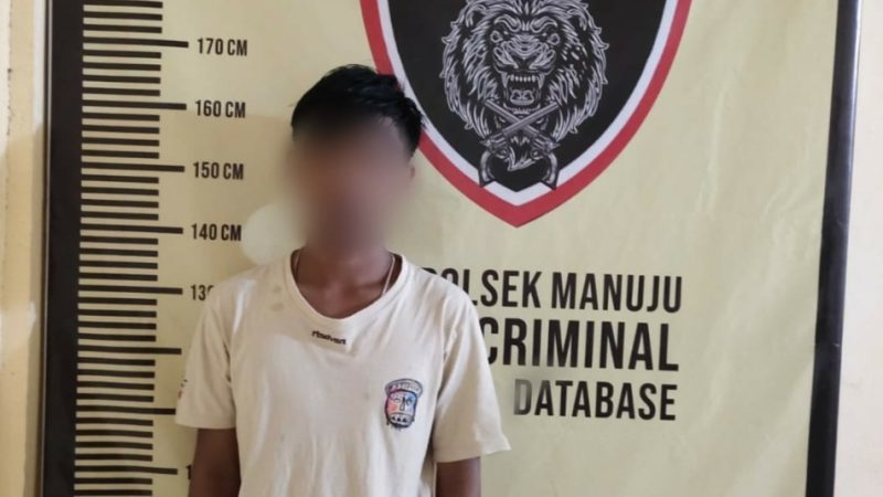 Unit Reskrim Polsek Manuju Amankan Pelaku Peredaran Miras Jenis Ballo