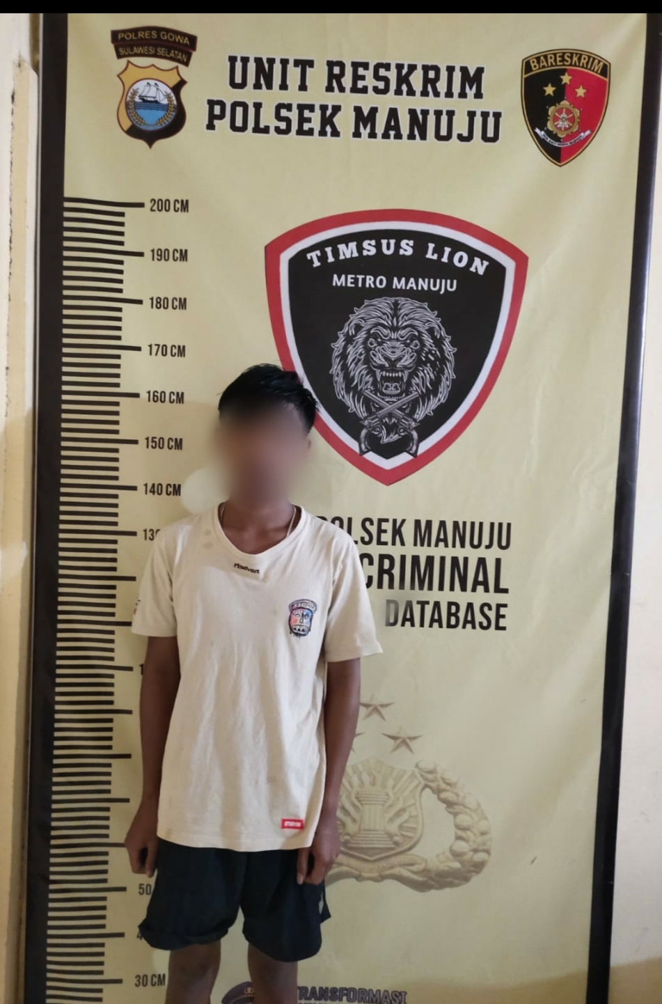 Unit Reskrim Polsek Manuju Amankan Pelaku Peredaran Miras Jenis Ballo