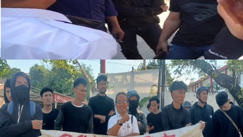 Gerak Misi Lakukan Unjuk Rasa Besar Besaran Depan Kanwil Kemenkumham Dan Dirjen Imigpas Sul-Sel