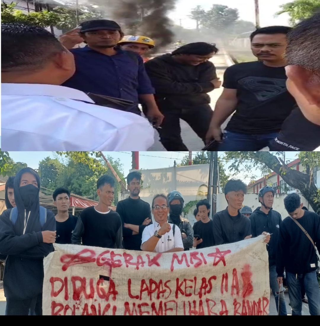 Gerak Misi Lakukan Unjuk Rasa Besar Besaran Depan Kanwil Kemenkumham Dan Dirjen Imigpas Sul-Sel