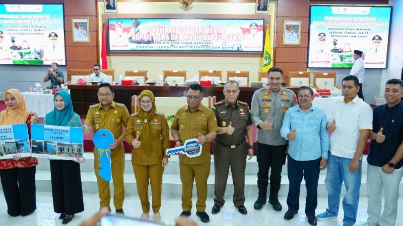 Kapolres Gowa Hadiri Publikasi 100 Hari Kerja Bupati dan Wakil Bupati Gowa