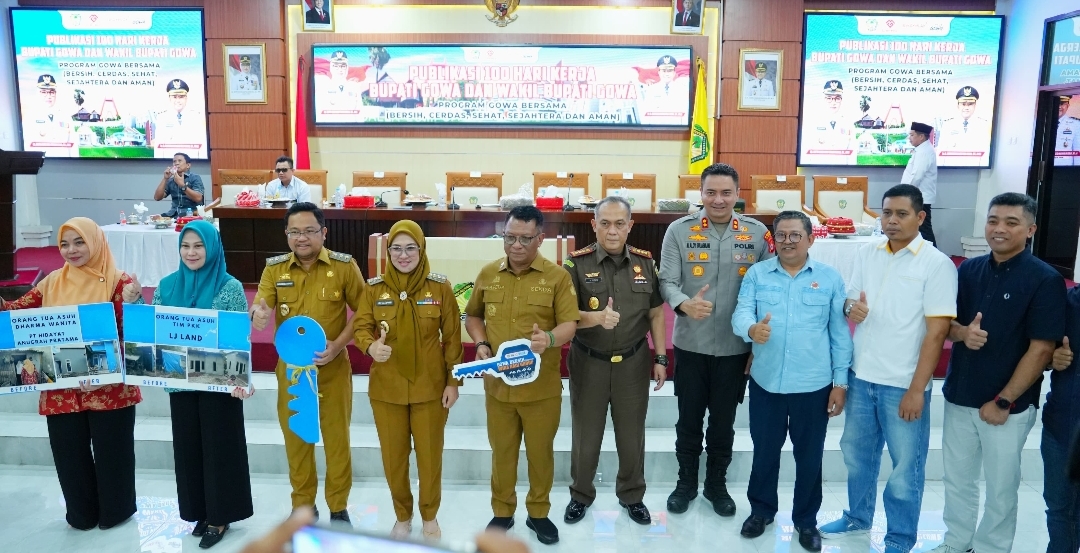Kapolres Gowa Hadiri Publikasi 100 Hari Kerja Bupati dan Wakil Bupati Gowa