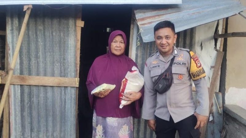 Bhabinkamtibmas Desa Tanabangka dan Borimatangkasa Nampak Peduli Terhadap Warganya