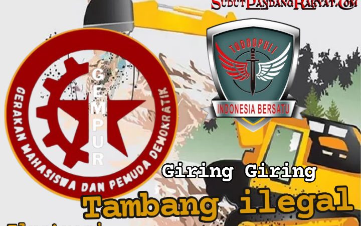 Diamnya Aparat Soal Tambang Ilegal, Gempur Siap Koalisi Aksi Massal