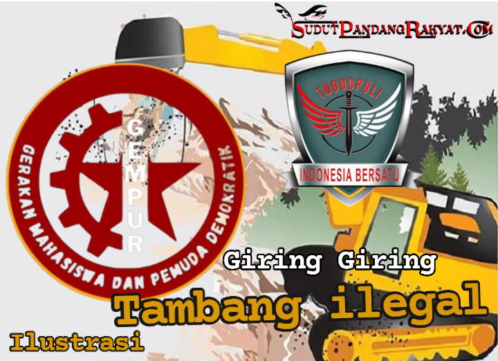 Diamnya Aparat Soal Tambang Ilegal, Gempur Siap Koalisi Aksi Massal