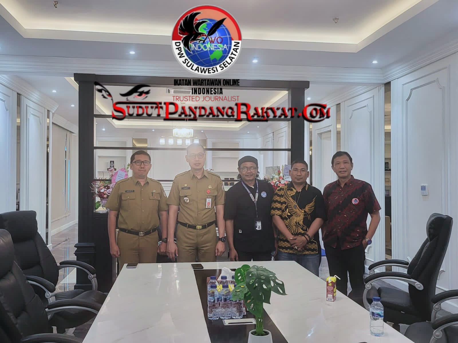 Disambut baik Pengurus DPW IWOI Sulsel Audiensi di Kantor Wali Kota Makassar