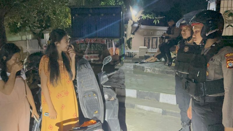 Cegah Kejahatan Malam dan Aksi Premanisme, Satsamapta Polres Gowa Gelar KRYD
