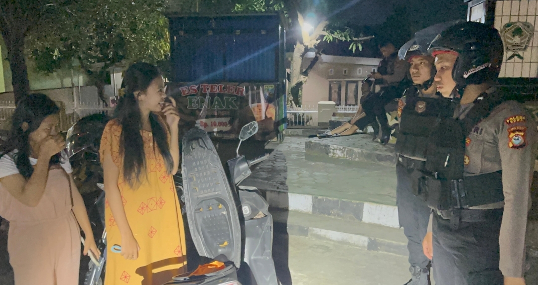 Cegah Kejahatan Malam dan Aksi Premanisme, Satsamapta Polres Gowa Gelar KRYD