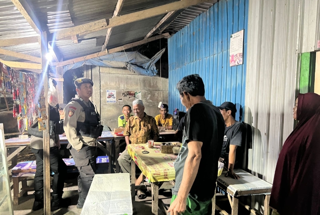 Satsamapta Polres Gowa Gelar Patroli Malam KRYD di Sejumlah Titik Rawan