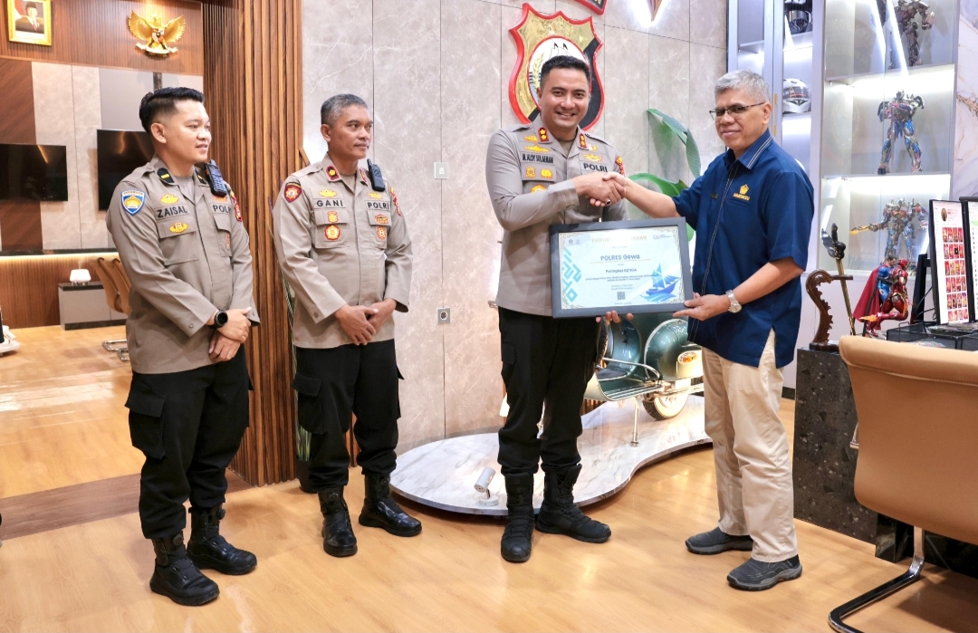 Kepala KPPN Makassar Beri Penghargaan Terhadap AKBP Muhammad Aldy Sulaiman