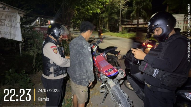 Unit Perintis Presisi Samapta Polres Gowa Lakukan Giat Dialogis dan Blue Light