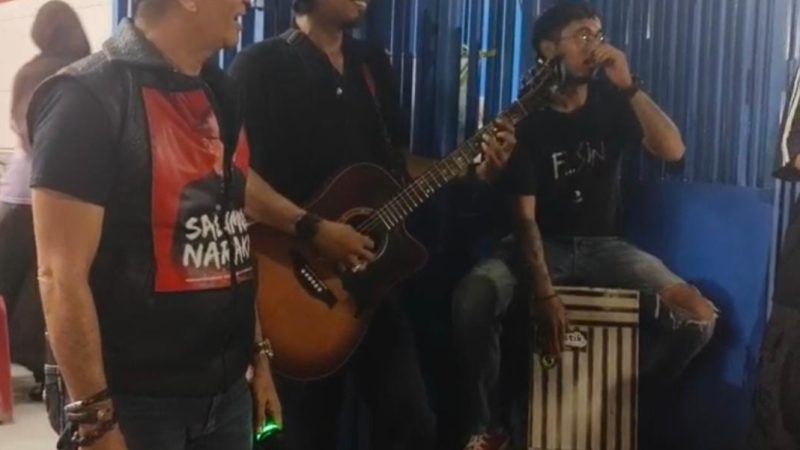 Nyanyi Salimu Naraka, Pengamen di Sungai Cerekang Makassar Kaget Didatangi Udhin Leader Bersama Pihak Manajemennya