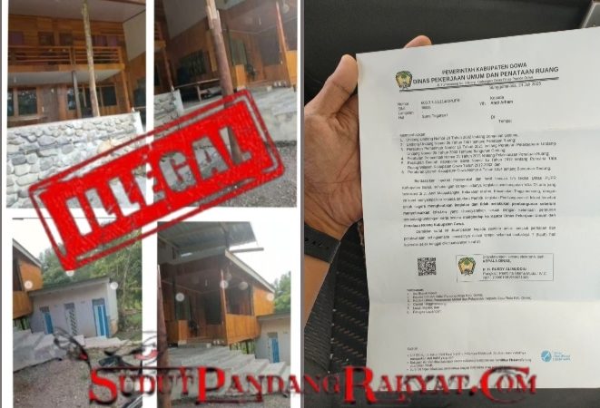 Teguran Resmi PUPR Gowa Untuk D’LUNA yang Bangun Villa di Kawasan Hutan Produksi Terbatas