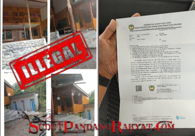 Teguran Resmi PUPR Gowa Untuk D’LUNA yang Bangun Villa di Kawasan Hutan Produksi Terbatas