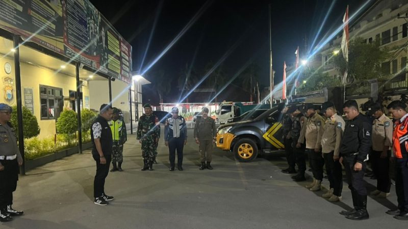 Dalam Rangka HUT ke-80 RI: Polres Gowa Gelar Patroli Gabungan Cipta Kondisi