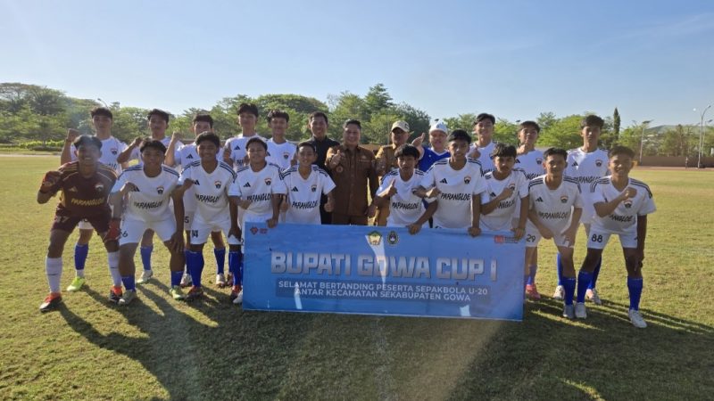 Team Parangloe FC Menang Telat 3–1 Dalam Pertandingan Sepak Bola Piala Bupati Gowa Cup Melawan Team Bajeng FC