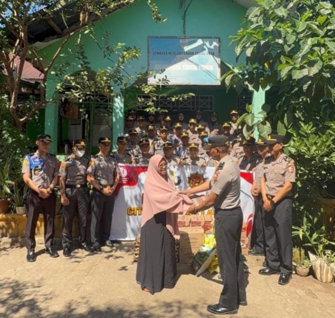 Sekolah Inspektur Polisi (SIP) Angkatan 54 Sambangi Panti Asuhan Annaser