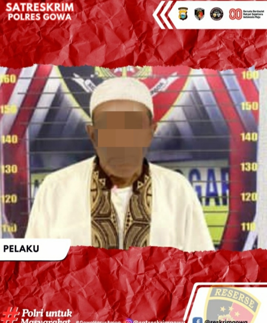 Polsek Bontonompo Amankan Pria Paru Baya Karena Aniaya Terangganya