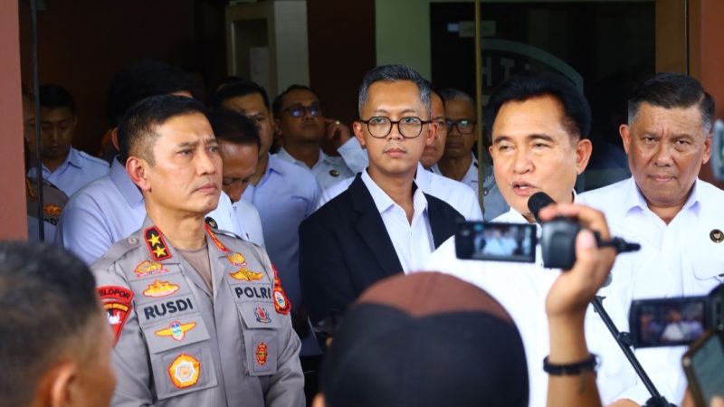 Polda Sulsel Terima Kunjungan Menko Kumham Imipas, Pastikan Penanganan Tahanan Kasus Demo Sesuai HAM