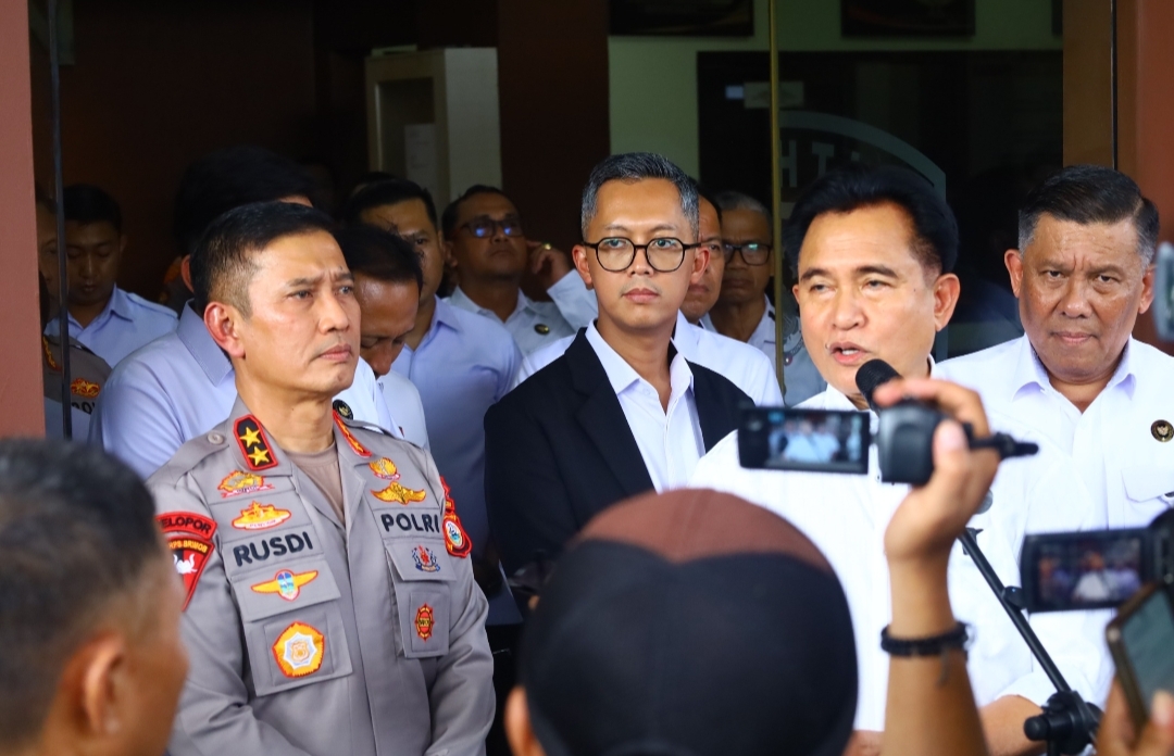 Polda Sulsel Terima Kunjungan Menko Kumham Imipas, Pastikan Penanganan Tahanan Kasus Demo Sesuai HAM