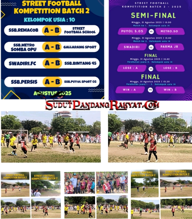 Turnamen Antar SSB Ramaikan Lapangan Karebosi Link, Ratusan Pemain Usia Dini Unjuk Bakat