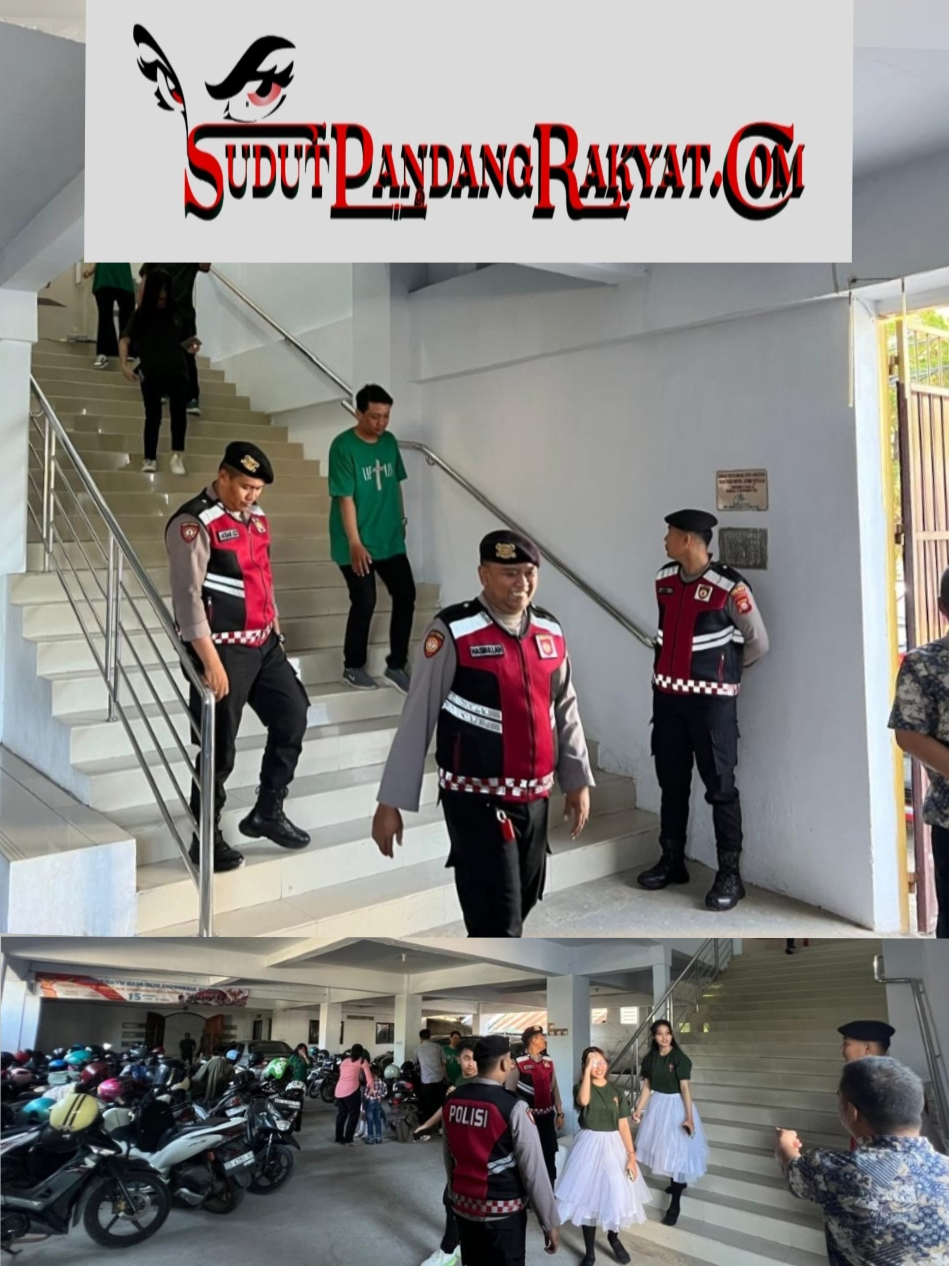 Perintis Presisi Samapta Polres Gowa Patroli ke Sejumlah Gereja Demi Menjaga Kekhusyukan Ibadah