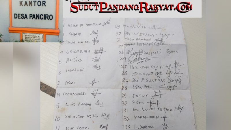 Desakan Warga Dusun Mattiro Baji agar Kepala Dusun Mengundurkan Diri