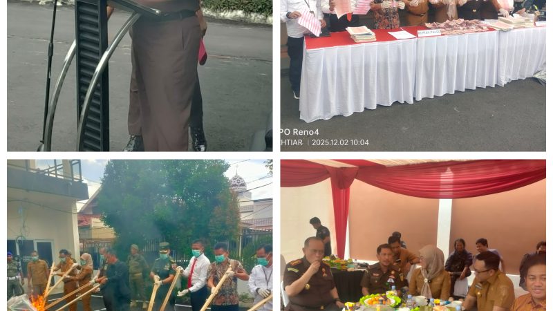 Kejaksaan Negeri Sungguminasa Musnahkan Barang Bukti Uang Palsu (upal)