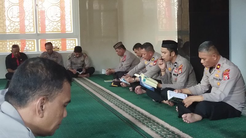 Wakapolres Gowa Pimpin dan Laksanakan Doa dan Yasinan Bersama