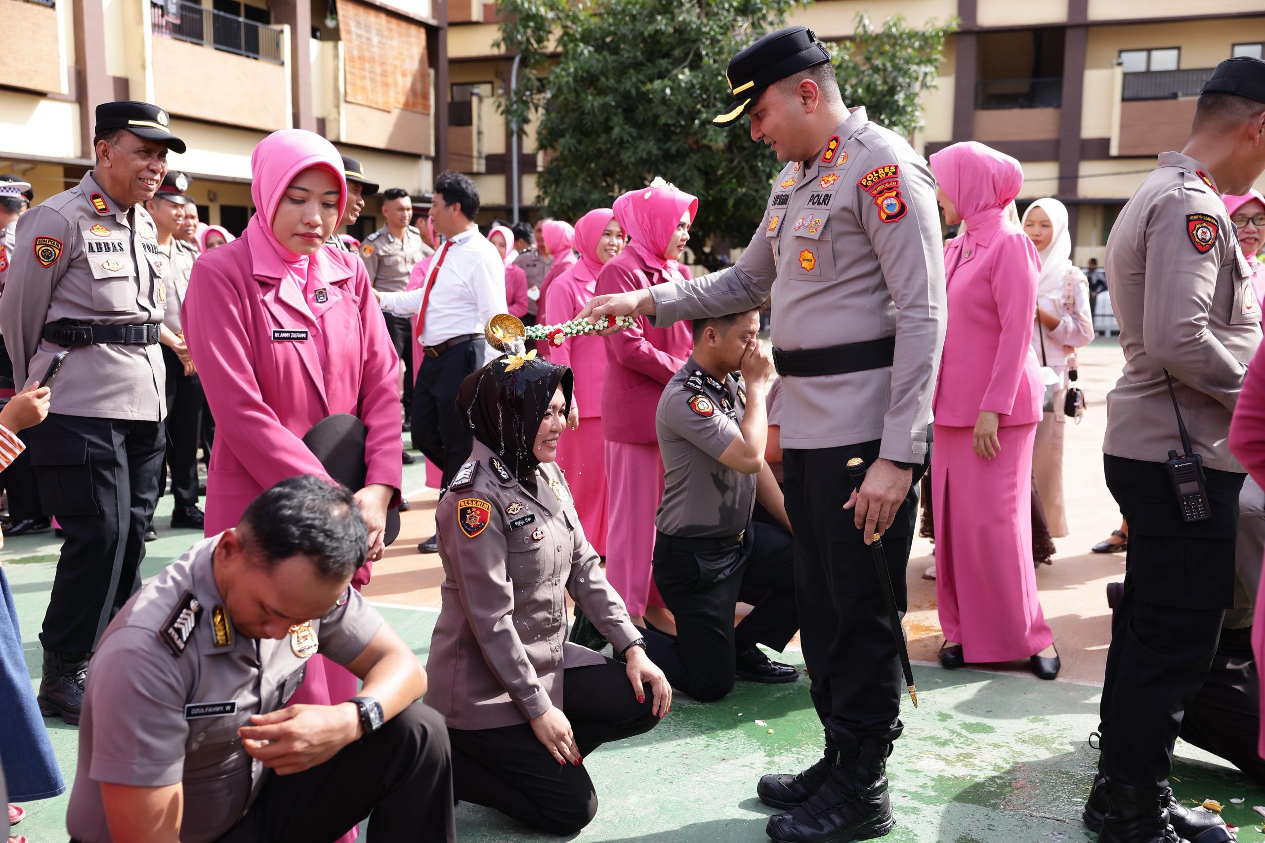 96 Personel Polres Gowa Naik Pangkat, Kapolres: Jadikan Motivasi untuk Lebih Mengabdi