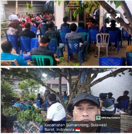 Ibadah Syukuran Atas Pengangkatan PNS Riang Sama Esra,Acara Terselanggara di Kelurahan Sumarorong