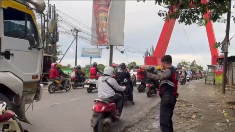 Polres Gowa Tingkatkan Patroli Samapta Jelang Pergantian Tahun 2025–2026