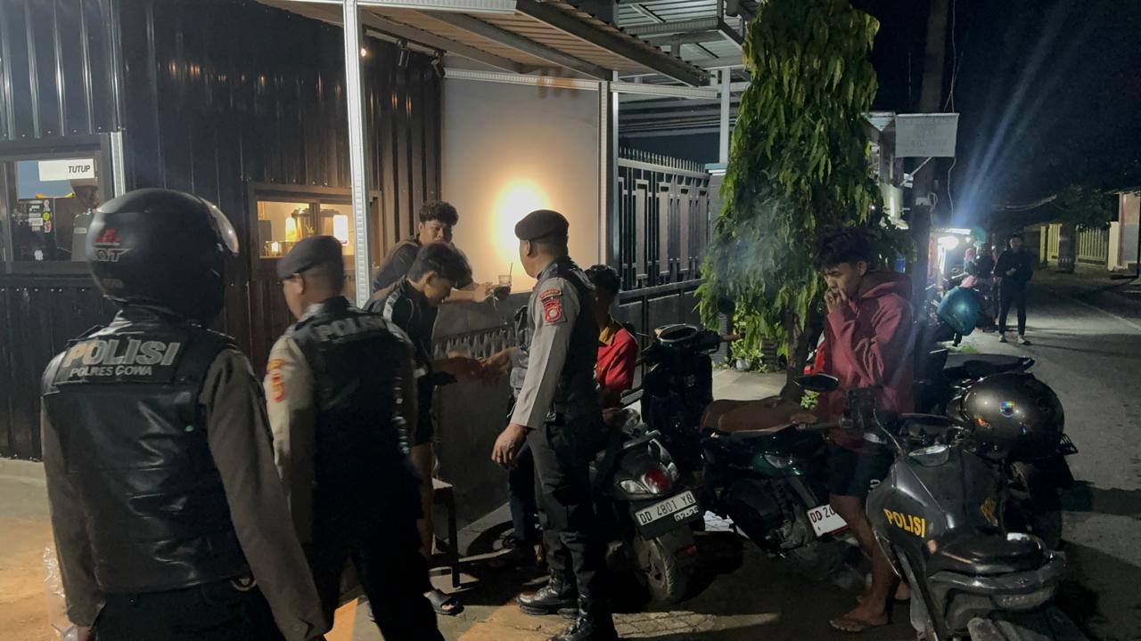 Jaga Kondusivitas Wilayah, Polres Gowa Intensifkan Patroli Mobile Hunting