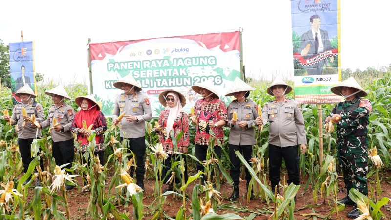 Kapolres Gowa Hadiri Panen Raya Jagung Serentak Kuartal IV 2026 di Bontomarannu