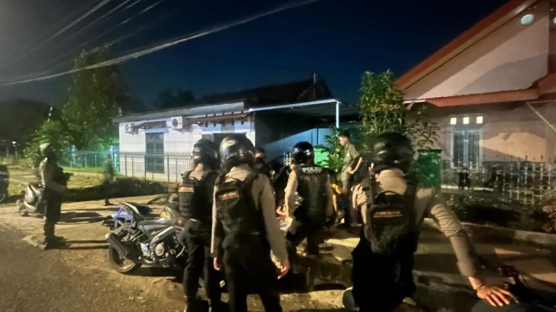 Cegah Gangguan Kamtibmas, Perintis Presisi Samapta Polres Gowa Intensifkan Cipkon Hingga Dini Hari