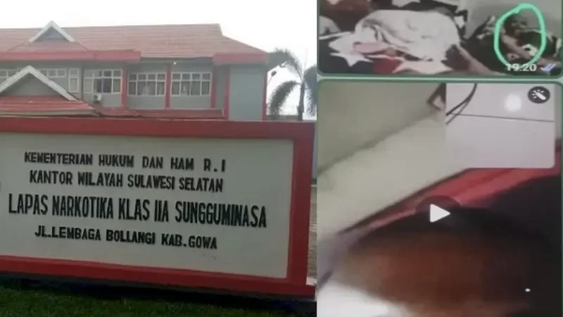 Kinerja Lapas Narkotika Sungguminasa dinilai “Bobbrok” Karena Beredar Video Napi Gunakan HP